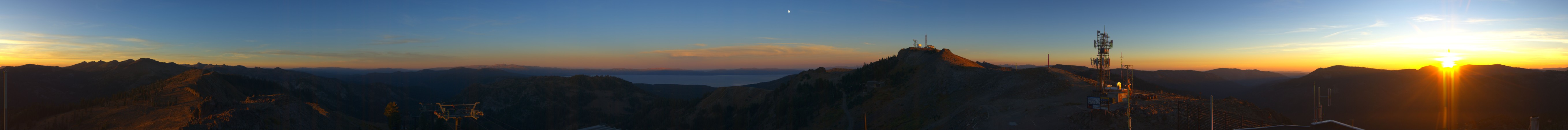 Palisades Tahoe Alpine Summit snow cam captured at 23 September 2026 at 7:05 pm GMT-7