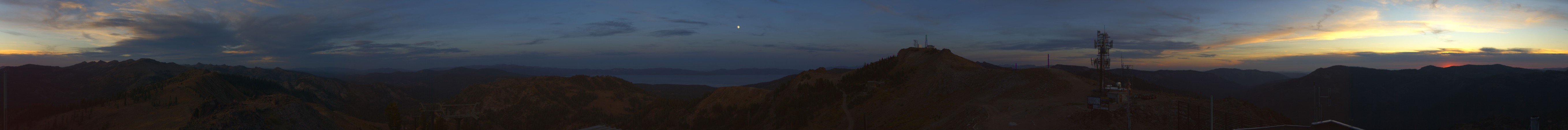 Palisades Tahoe Alpine Summit snow cam captured at 24 September 2026 at 7:06 pm GMT-7