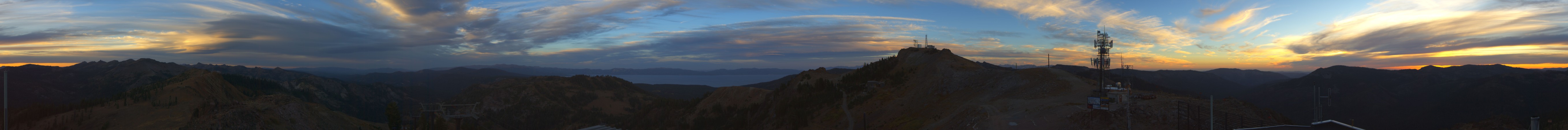 Palisades Tahoe Alpine Summit snow cam captured at 26 September 2026 at 6:56 pm GMT-7