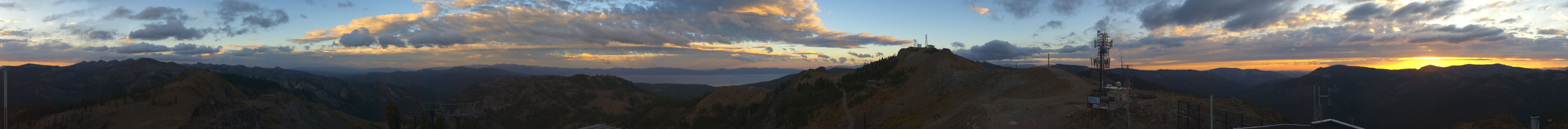 Palisades Tahoe Alpine Summit snow cam captured at 27 September 2026 at 6:44 pm GMT-7