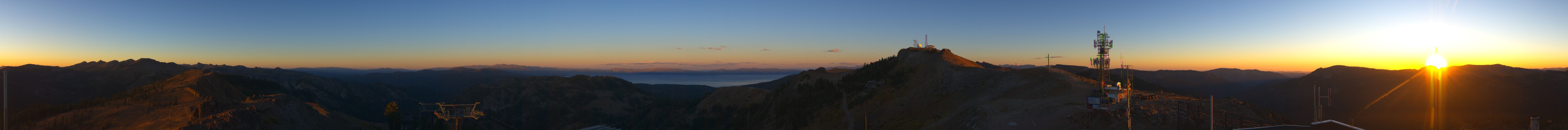 Palisades Tahoe Alpine Summit snow cam captured at 28 September 2026 at 6:49 pm GMT-7