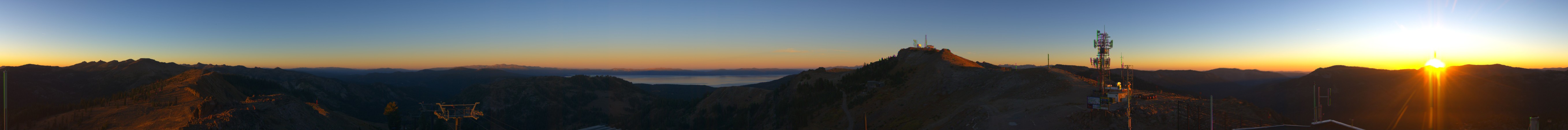 Palisades Tahoe Alpine Summit snow cam captured at 29 September 2026 at 7:07 pm GMT-7