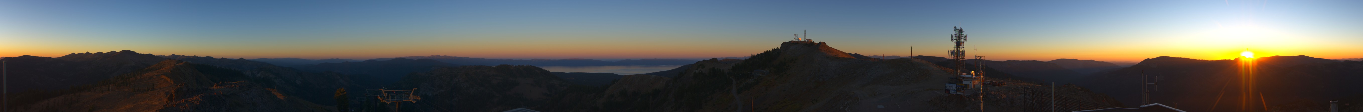 Palisades Tahoe Alpine Summit snow cam captured at 30 September 2026 at 7:03 pm GMT-7