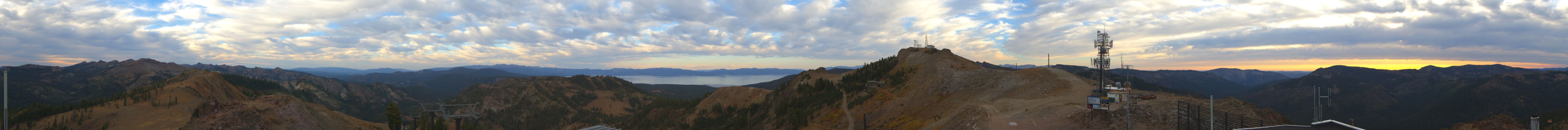 Palisades Tahoe Alpine Summit snow cam captured at 4 October 2026 at 6:15 pm GMT-7