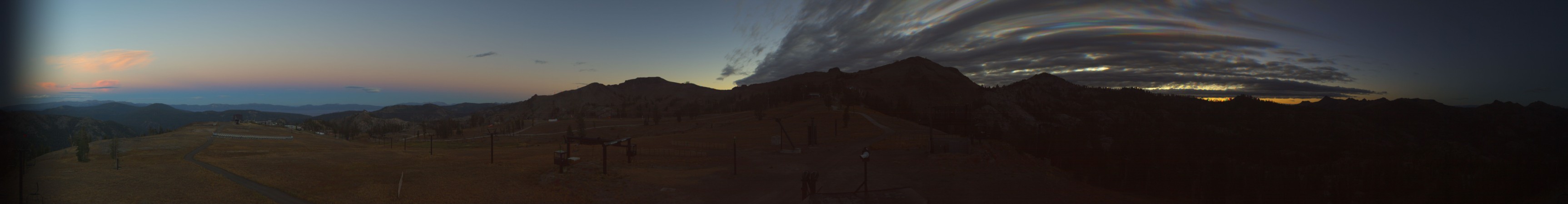 Palisades Tahoe Silverado snow cam captured at 12 September 2026 at 8:45 pm GMT-6
