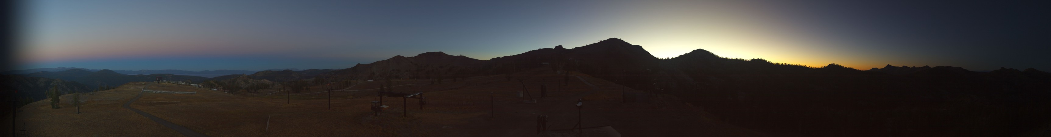 Palisades Tahoe Silverado snow cam captured at 13 September 2026 at 8:48 pm GMT-6