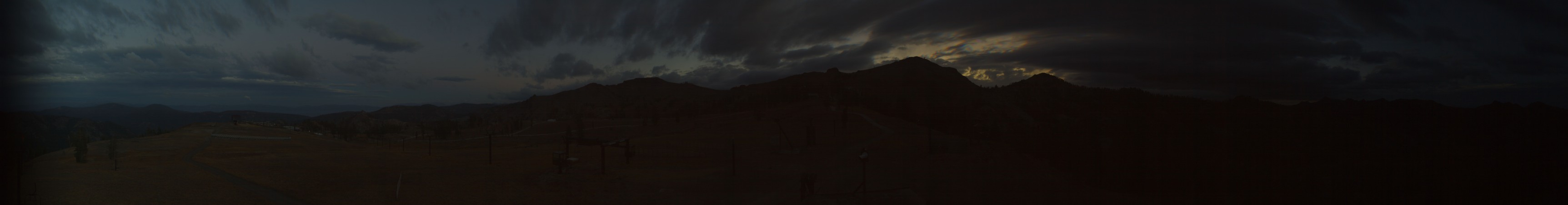 Palisades Tahoe Silverado snow cam captured at 27 September 2026 at 7:17 pm GMT-7