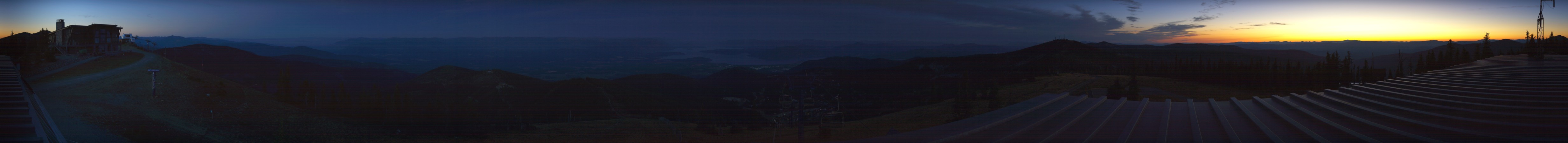 Schweitzer Mountain Resort Sky House snow cam captured at 17 September 2026 at 8:29 pm GMT-6