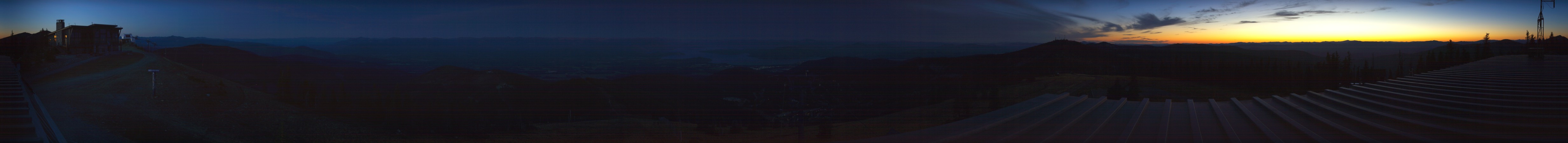 Schweitzer Mountain Resort Sky House snow cam captured at 27 September 2026 at 8:19 pm GMT-6