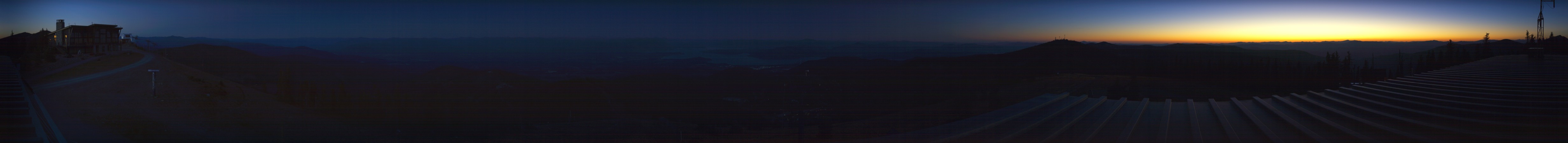 Schweitzer Mountain Resort Sky House snow cam captured at 3 October 2026 at 8:08 pm GMT-6
