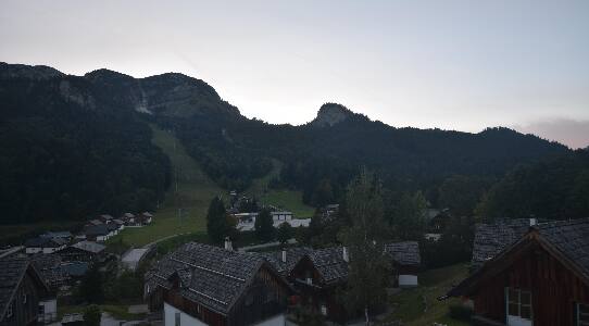 Altaussee Hagan Lodge snow cam captured at 19 September 2026 at 7:19 pm GMT+2