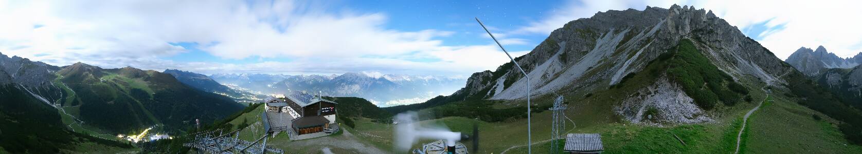 Axamer Lizum Birgitzköpfl snow cam captured at 23 September 2026 at 11:54 pm GMT+2