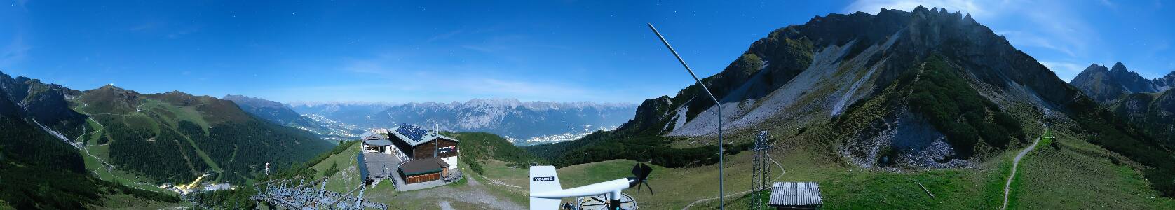 Axamer Lizum Birgitzköpfl snow cam captured at 26 September 2026 at 11:57 pm GMT+2