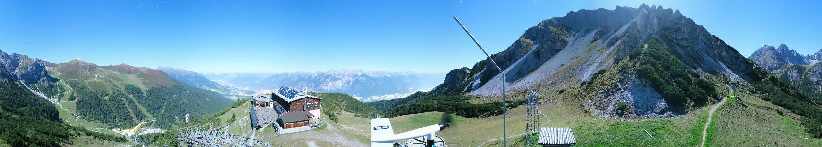 Axamer Lizum Birgitzköpfl snow cam captured at 27 September 2026 at 11:57 pm GMT+2