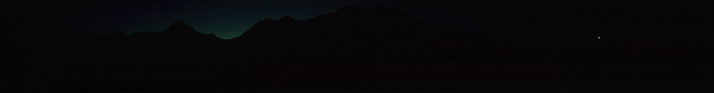 Brandnertal Glattjoch snow cam captured at 27 September 2026 at 7:55 pm GMT+2