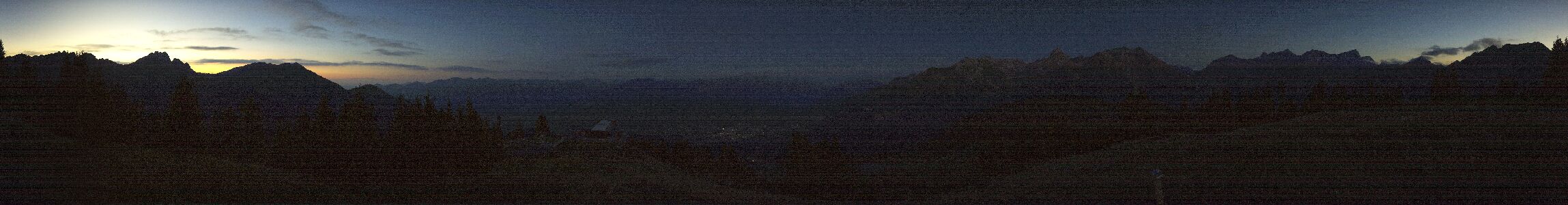 Brandnertal Loischkopf snow cam captured at 11 September 2026 at 8:13 pm GMT+2