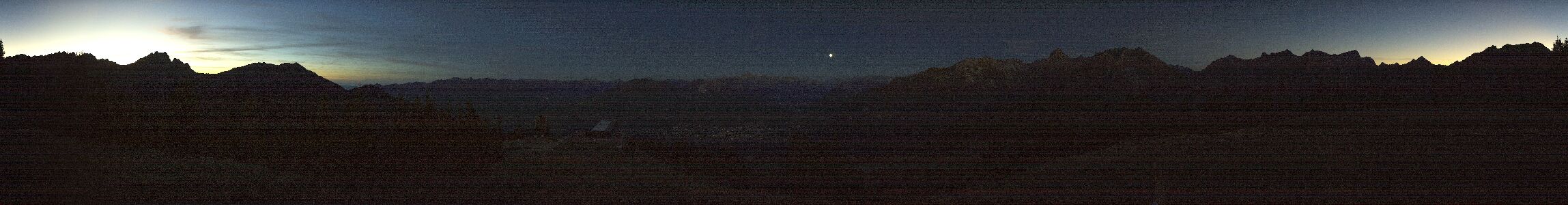 Brandnertal Loischkopf snow cam captured at 26 September 2026 at 7:45 pm GMT+2