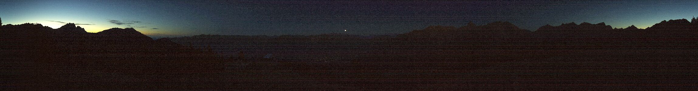 Brandnertal Loischkopf snow cam captured at 27 September 2026 at 7:44 pm GMT+2