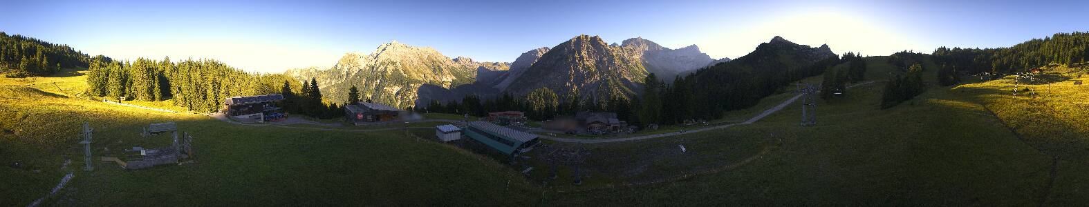 Brandnertal Palüd snow cam captured at 15 September 2026 at 6:13 pm GMT+2