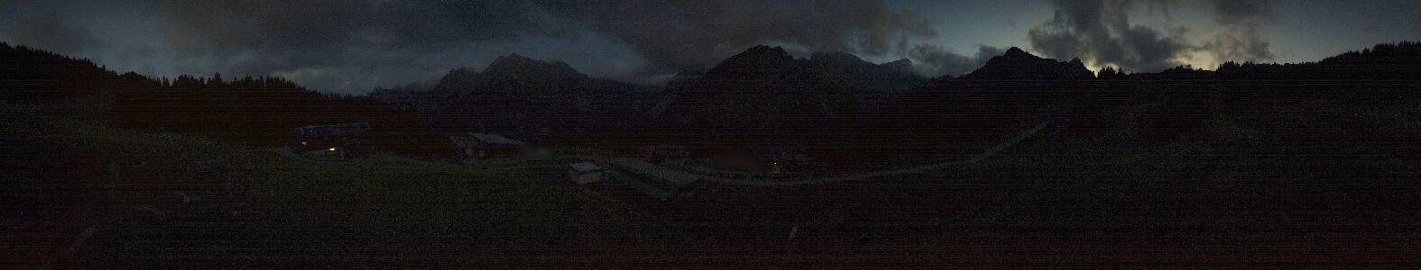 Brandnertal Palüd snow cam captured at 4 October 2026 at 7:25 pm GMT+2