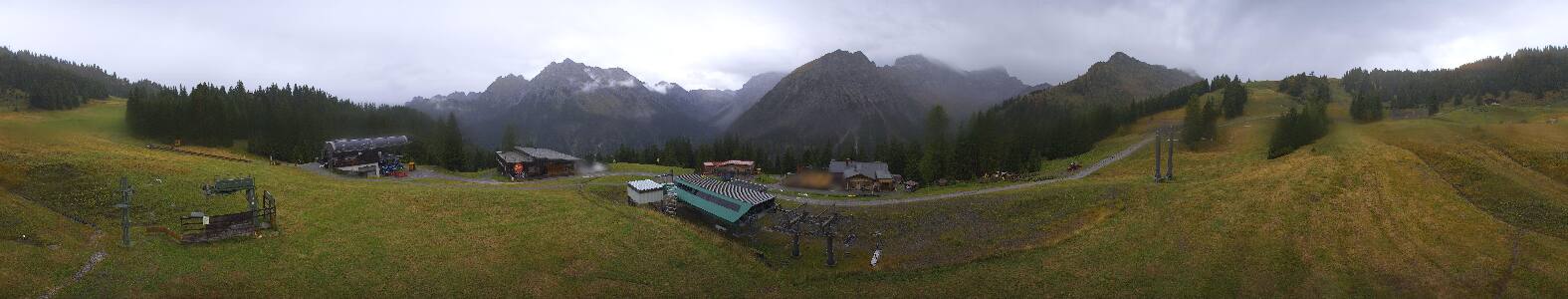 Brandnertal Palüd snow cam captured at 5 October 2026 at 10:05 am GMT+2