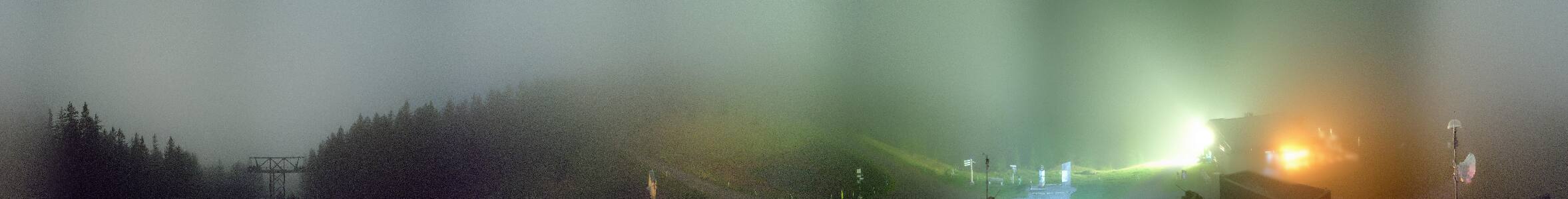 Brandnertal Panoramabahn Burtschasattel snow cam captured at 2 October 2026 at 11:30 pm GMT+2