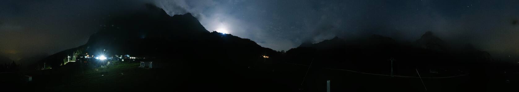 Ehrwald Almbahn snow cam captured at 1 October 2026 at 11:47 pm GMT+2