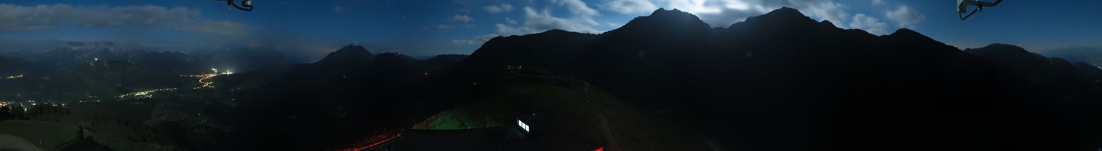 Fieberbrunn Lärchfilzkogel snow cam captured at 22 September 2026 at 11:54 pm GMT+2