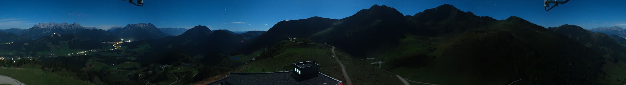 Fieberbrunn Lärchfilzkogel snow cam captured at 25 September 2026 at 11:51 pm GMT+2