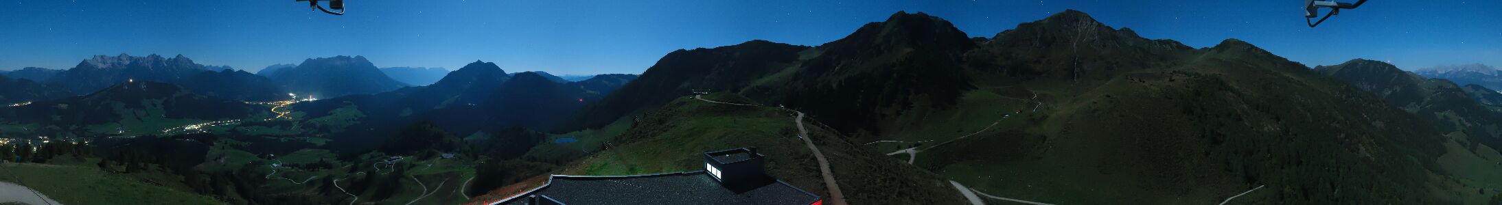 Fieberbrunn Lärchfilzkogel snow cam captured at 28 September 2026 at 11:55 pm GMT+2