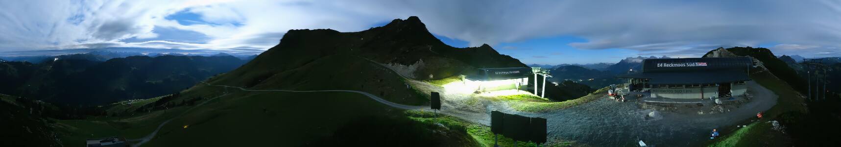 Fieberbrunn Reckmoos snow cam captured at 23 September 2026 at 11:55 pm GMT+2