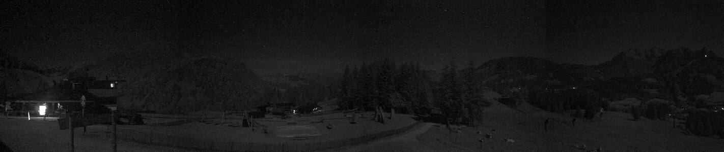 Fieberbrunn Streuböden Bergstation snow cam captured at 28 September 2026 at 11:55 pm GMT+2