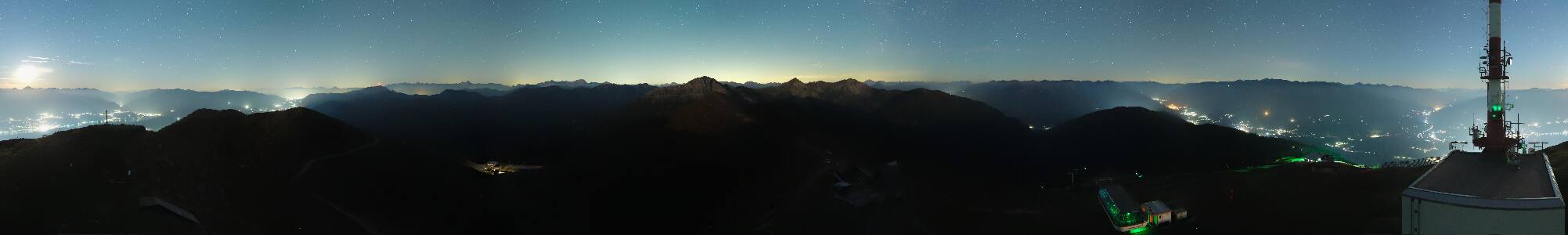 Goldeck Gipfel snow cam captured at 3 October 2026 at 11:59 pm GMT+2