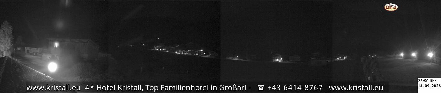 Großarl Hotel Kristall Übungslift snow cam captured at 14 September 2026 at 11:54 pm GMT+2