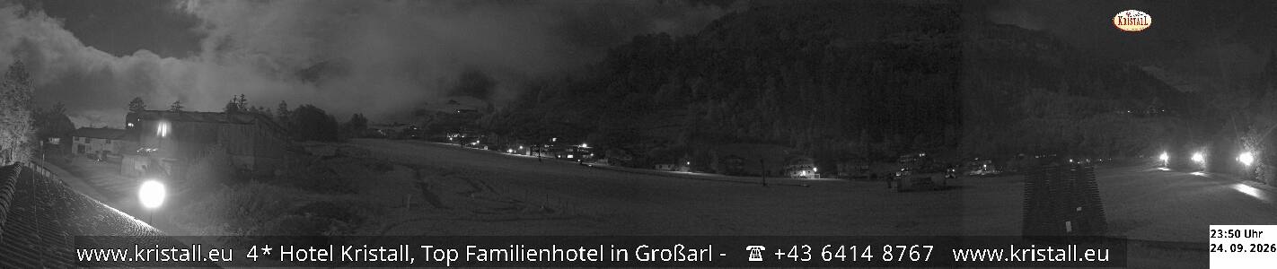 Großarl Hotel Kristall Übungslift snow cam captured at 24 September 2026 at 11:51 pm GMT+2
