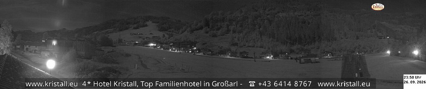 Großarl Hotel Kristall Übungslift snow cam captured at 26 September 2026 at 11:52 pm GMT+2