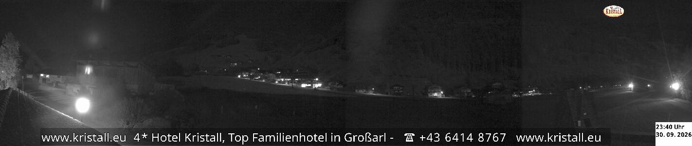 Großarl Hotel Kristall Übungslift snow cam captured at 30 September 2026 at 11:41 pm GMT+2