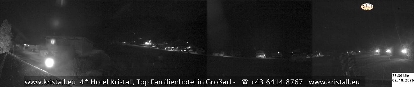 Großarl Hotel Kristall Übungslift snow cam captured at 2 October 2026 at 11:32 pm GMT+2