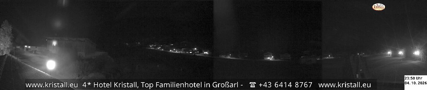 Großarl Hotel Kristall Übungslift snow cam captured at 4 October 2026 at 11:58 pm GMT+2