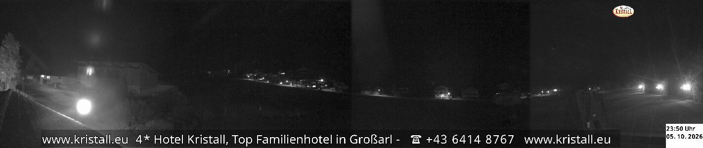 Großarl Hotel Kristall Übungslift snow cam captured at 5 October 2026 at 11:50 pm GMT+2