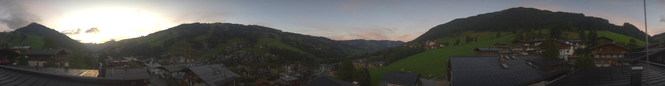Hinterglemm Hotel Talblick snow cam captured at 11 September 2026 at 7:41 pm GMT+2