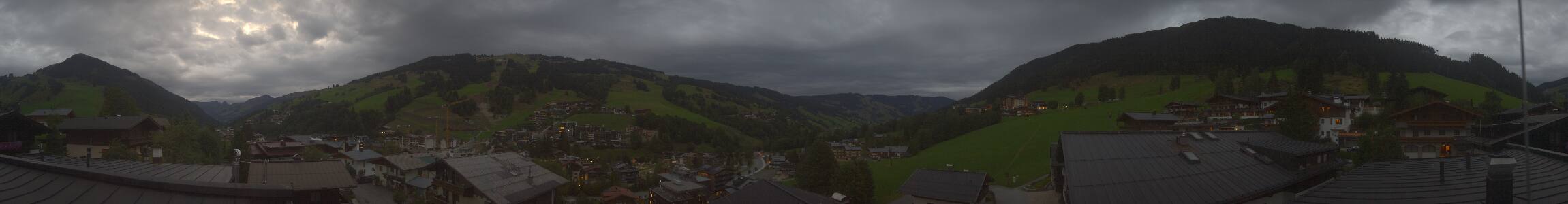 Hinterglemm Hotel Talblick snow cam captured at 13 September 2026 at 7:32 pm GMT+2