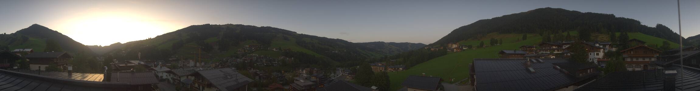 Hinterglemm Hotel Talblick snow cam captured at 17 September 2026 at 7:36 pm GMT+2