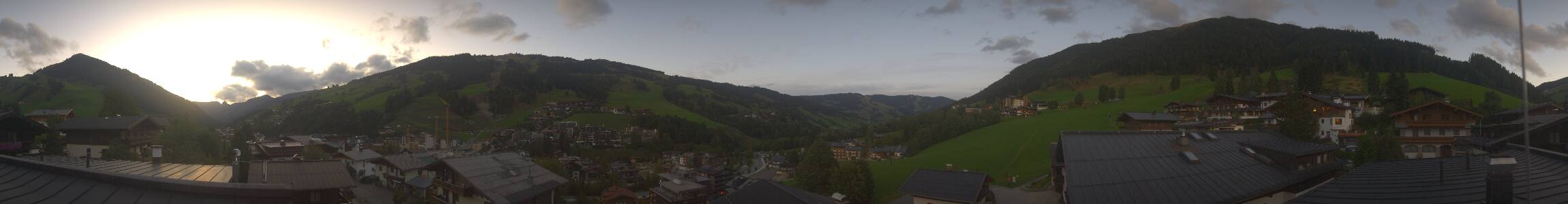 Hinterglemm Hotel Talblick snow cam captured at 21 September 2026 at 7:20 pm GMT+2
