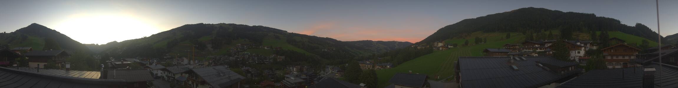 Hinterglemm Hotel Talblick snow cam captured at 23 September 2026 at 7:21 pm GMT+2
