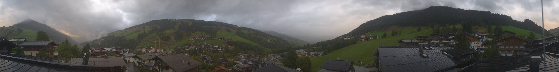 Hinterglemm Hotel Talblick snow cam captured at 24 September 2026 at 6:43 pm GMT+2