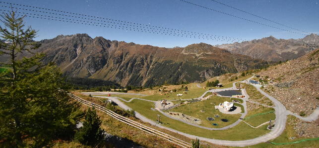Ischgl Erlebnispark Vider Truja, 2.300m snow cam captured at 26 September 2026 at 11:54 pm GMT+2