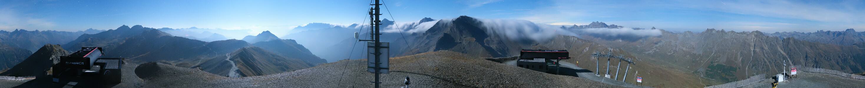 Ischgl Palinkopf snow cam captured at 30 September 2026 at 11:46 pm GMT+2