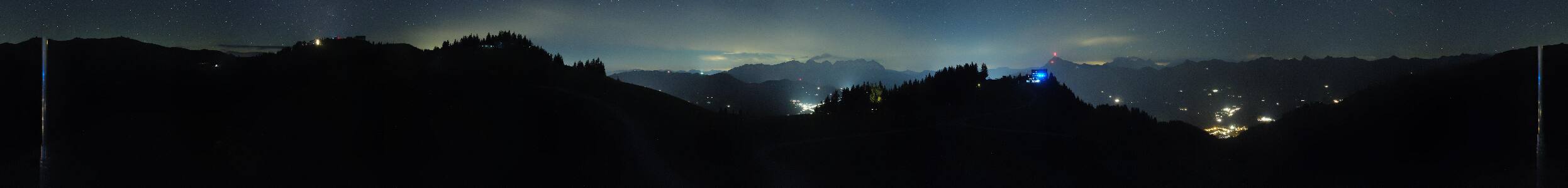 Kitzbühel Hahnenkamm snow cam captured at 12 September 2026 at 11:56 pm GMT+2