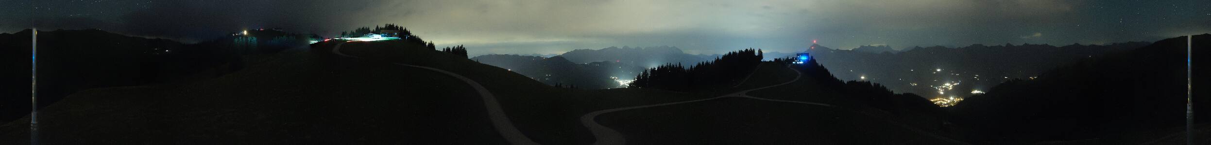 Kitzbühel Hahnenkamm snow cam captured at 18 September 2026 at 11:51 pm GMT+2